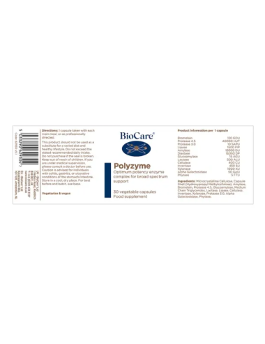 Bio Care Polyzyme 90 capsules