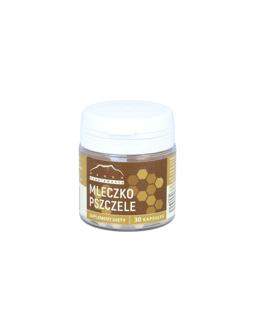 Royal jelly 200mg 100 capsules, NANGA / Mleczko Pszczele