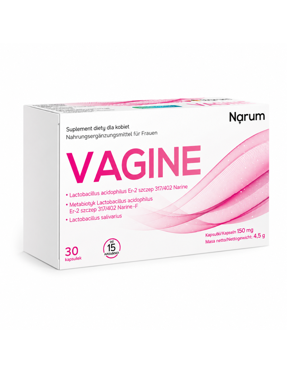 Narum Vagine 150 mg, 30 capsules
