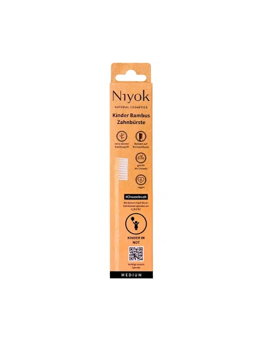 Niyok Kids Bamboo Toothbrush Medium bristles