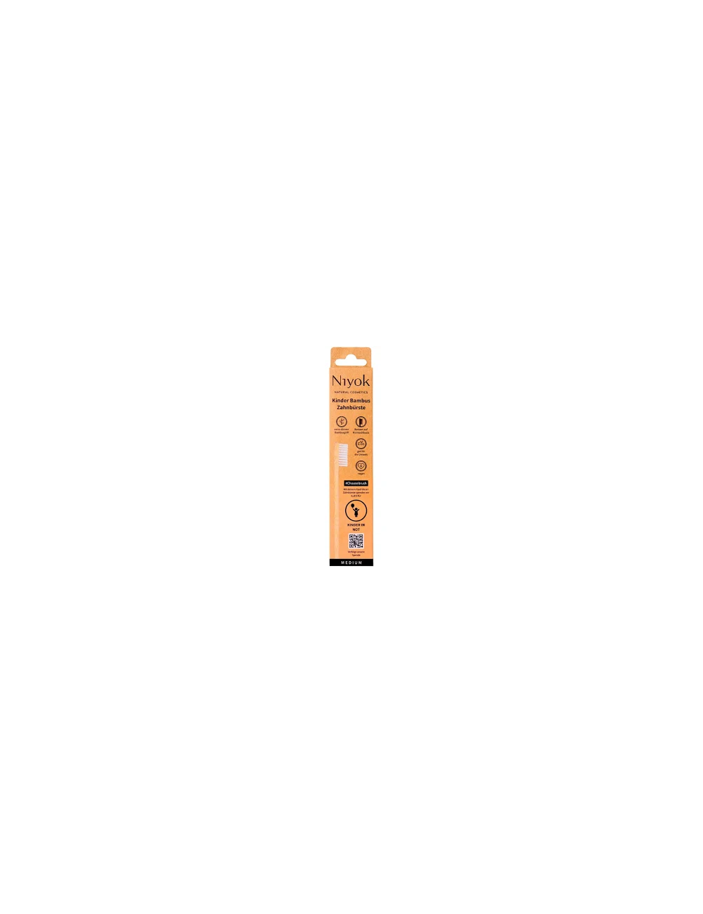 Niyok Kids Bamboo Toothbrush Medium bristles