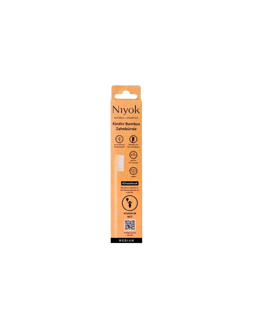 Niyok Kids Bamboo Toothbrush Medium bristles