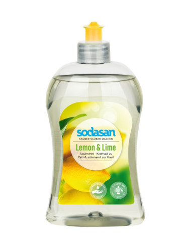 Sodasan Washing Up Liquid Lemon & Lime 500ml