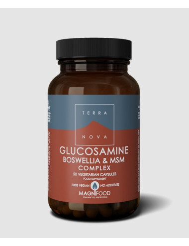 Terranova Glucosamine, Boswellia & MSM Complex 50Caps.
