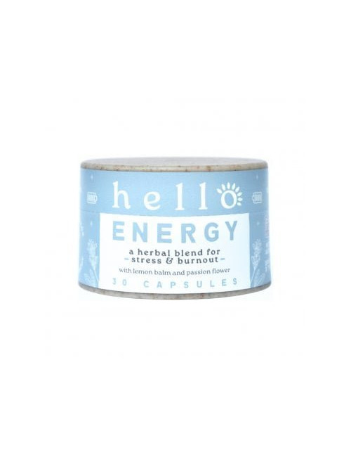Hello Energy Herbal Blend Capsules | Natural Support for Energy & Stress