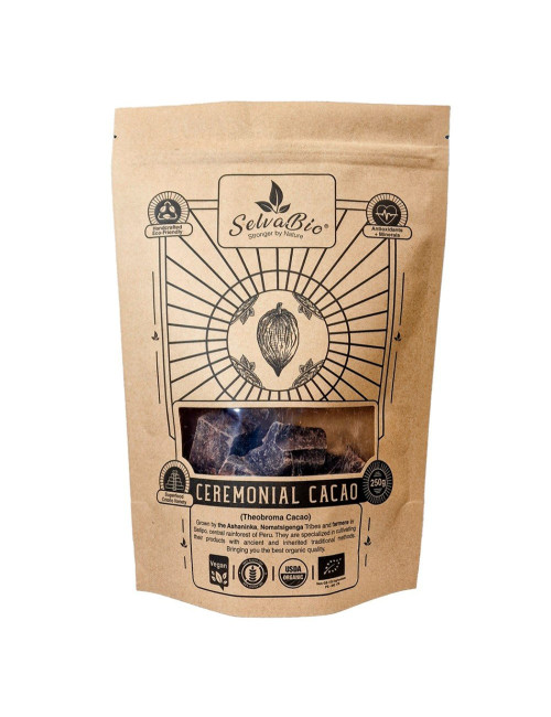 SelvaBio Organic Ceremonial Cacao 250g | Premium Fair Trade Cacao