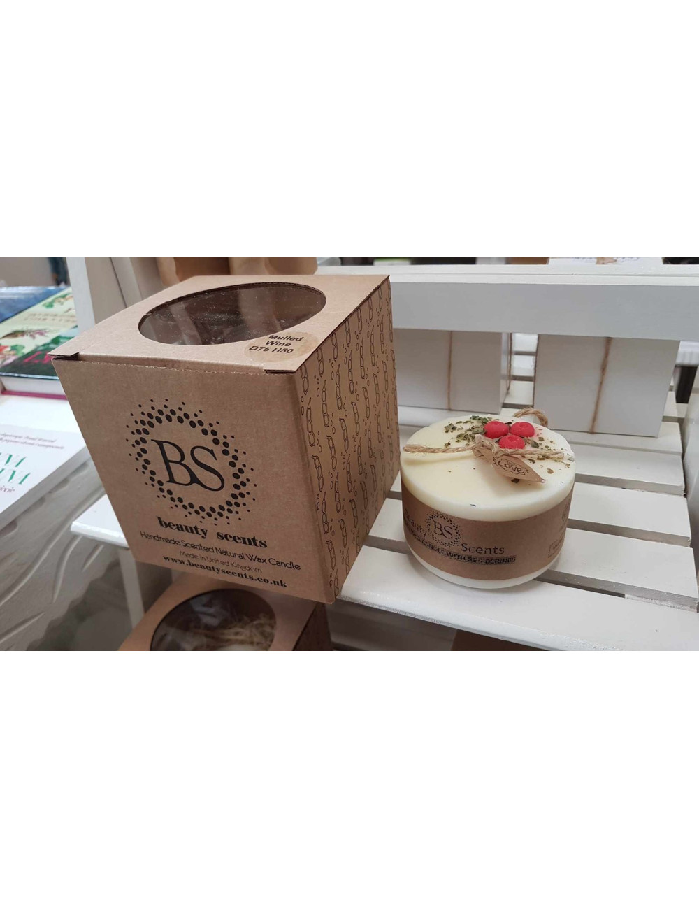 Handmade Soy Candle by Beauty Scents, Mulled Wine