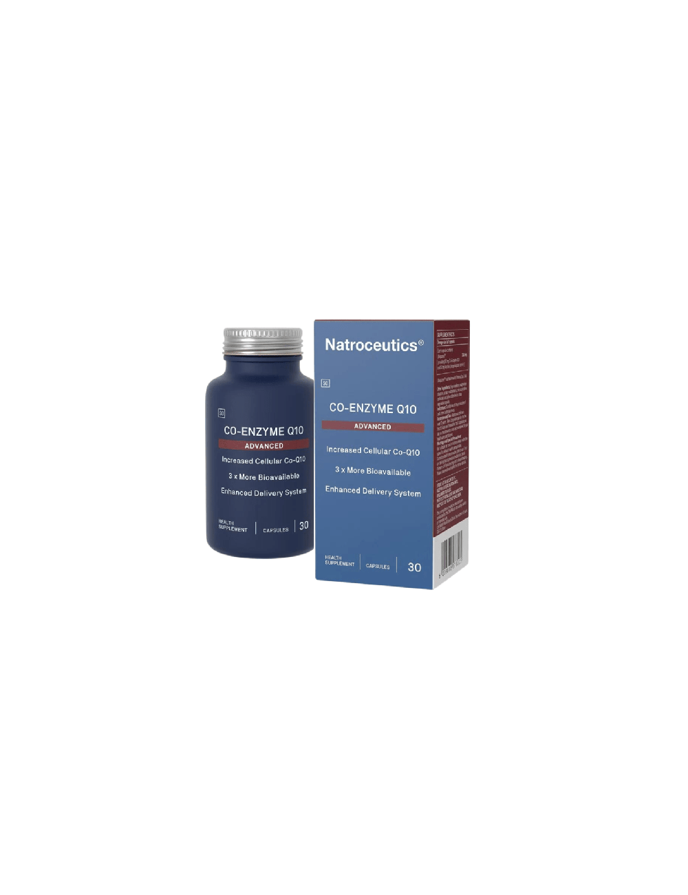 Natroceutics Co-Enzyme Q10 Advanced 30 Capsules