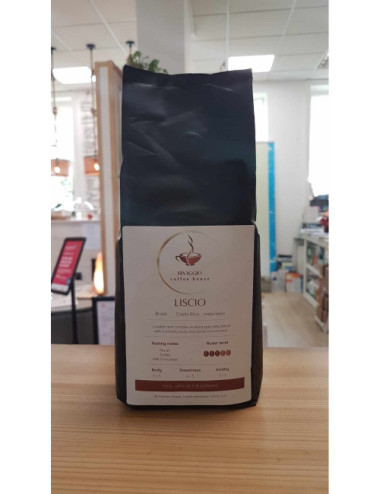 Bisaggio Coffee House, LISCIO Coffee Ground 500g