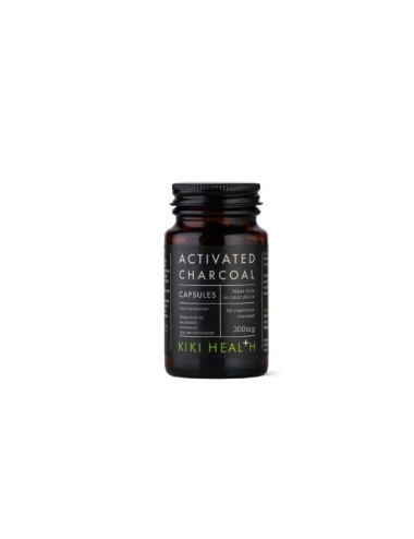 Activated Charcoal Capsules - 50 Vegicaps, KIKI Health