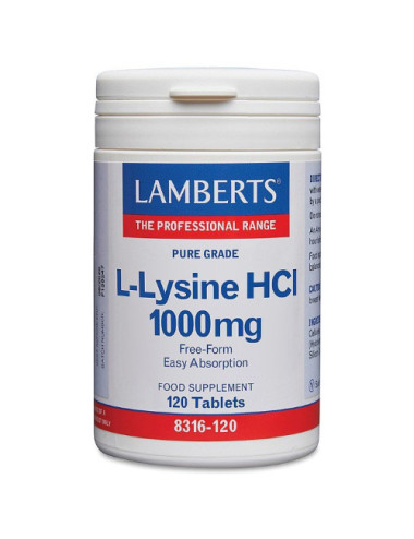 L-Lysine 1000mg Lamberts