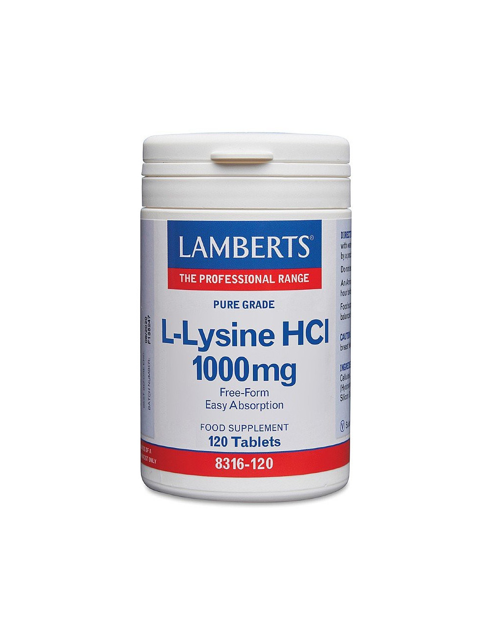 L-Lysine 1000mg Lamberts
