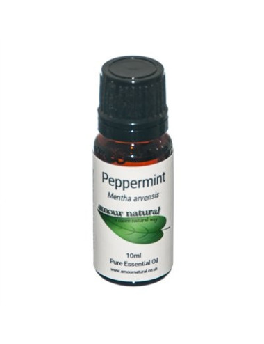 Peppermint Pure Essential Oil 10ml, Amour Natural