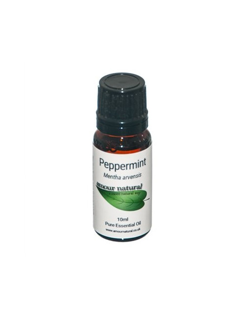 Peppermint Pure Essential Oil 10ml, Amour Natural