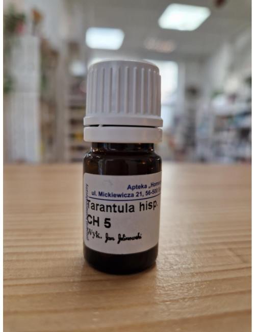 Tarantula Hispana CH5 Homeopathic Granules 5ml | Homeopathic Remedy