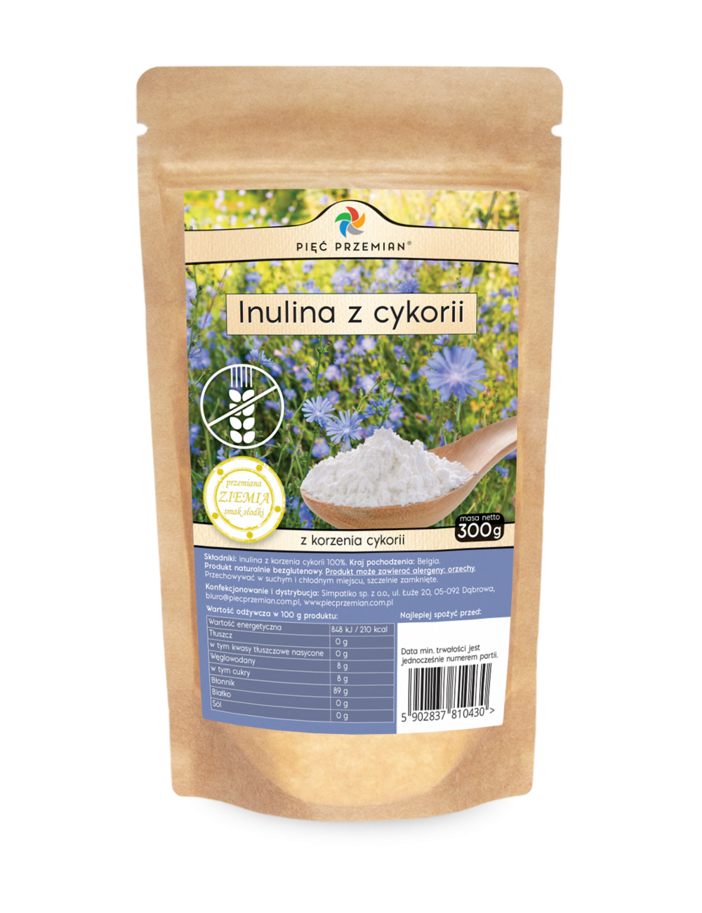 Chicory root inulin 300g