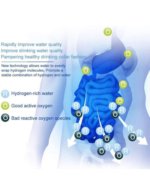 Hydrogen rich Electric Kettle Healthy Hydrogen-rich Generator Electrolysis Water Heating Machine 2L
