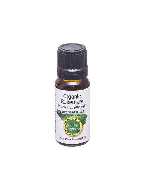Rosemary Organic Pure Essential Oil 10ml, Amour Natural