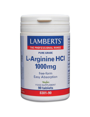 L-Arginine HCl 1000mg Lamberts