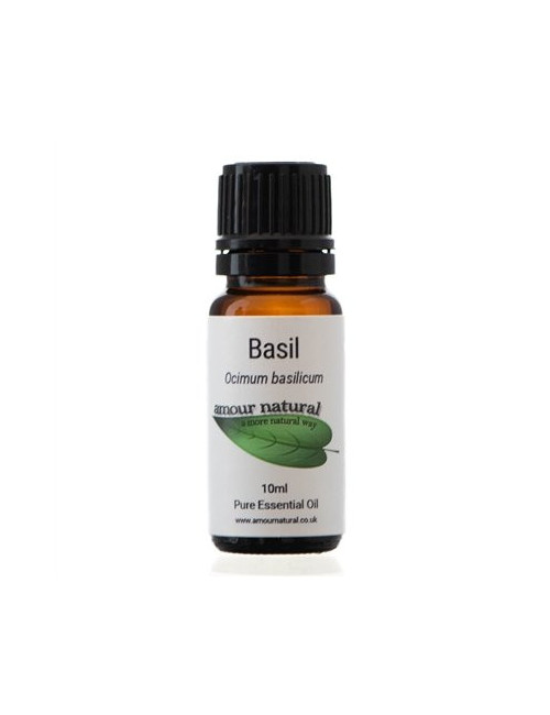Basil Pure Essential Oil 10ml, Amour Natural