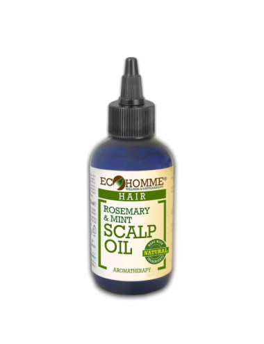 EcoHomme Rosemary & Mint Scalp Oil, Organic 100ml