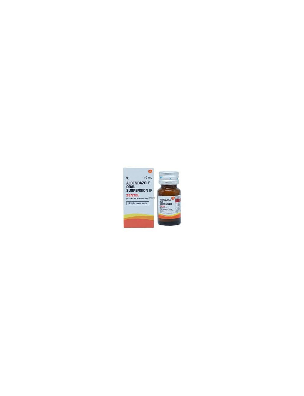 ZENTEL Albendazole 400mg Oral Suspension IP 10ml