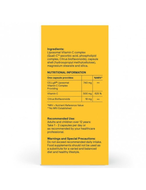 Natroceutics Liposomal Vitamin C + Citrus Bioflavonoids, 60 Capsules