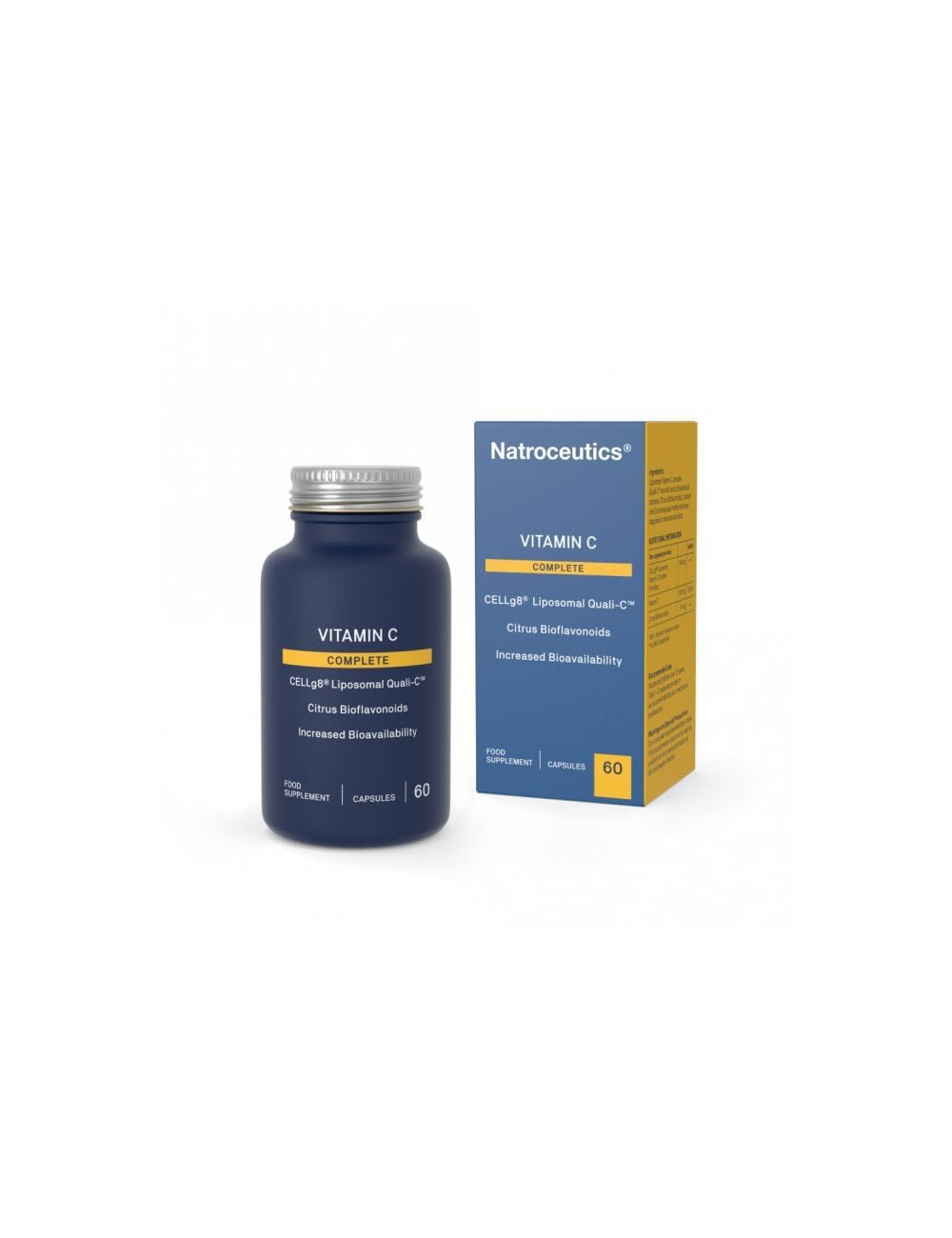 Natroceutics Liposomal Vitamin C + Citrus Bioflavonoids, 60 Capsules