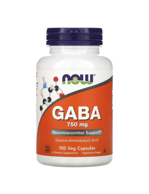 Now Foods GABA 750mg. Neurotransmitter Support