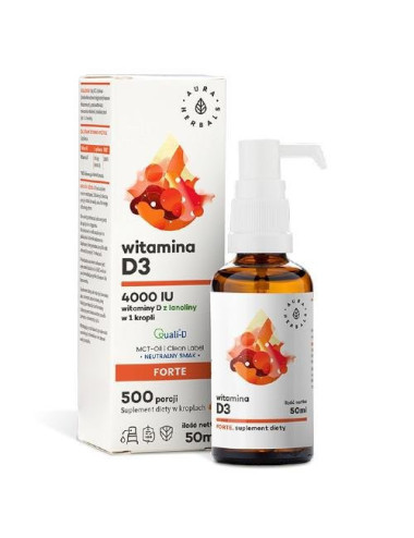 Dietary Supplement – Vitamin D3 Drops 4000 IU 50 ml