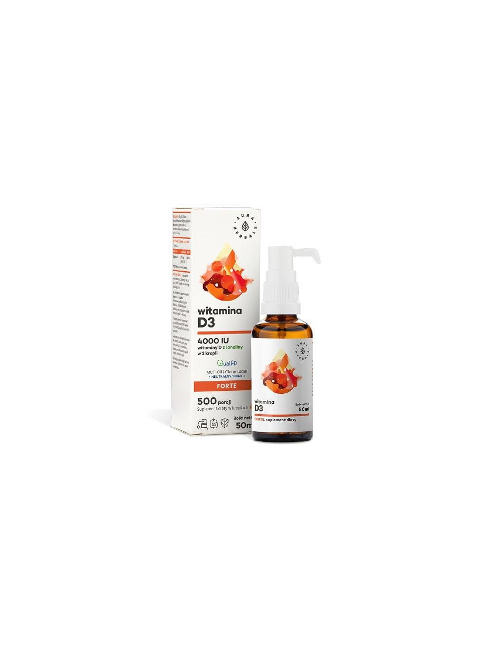 Dietary Supplement – Vitamin D3 Drops 4000 IU 50 ml