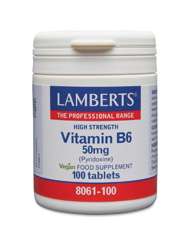 Vitamin B6 50mg 100 tablets Lamberts