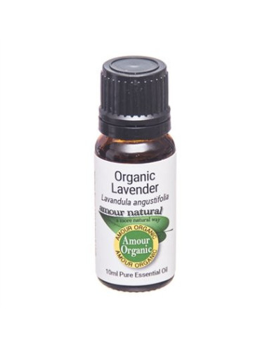 Lavender Organic Pure Essential Oil 10ml, Amour Natural