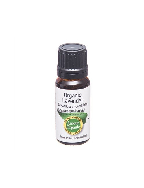 Lavender Organic Pure Essential Oil 10ml, Amour Natural