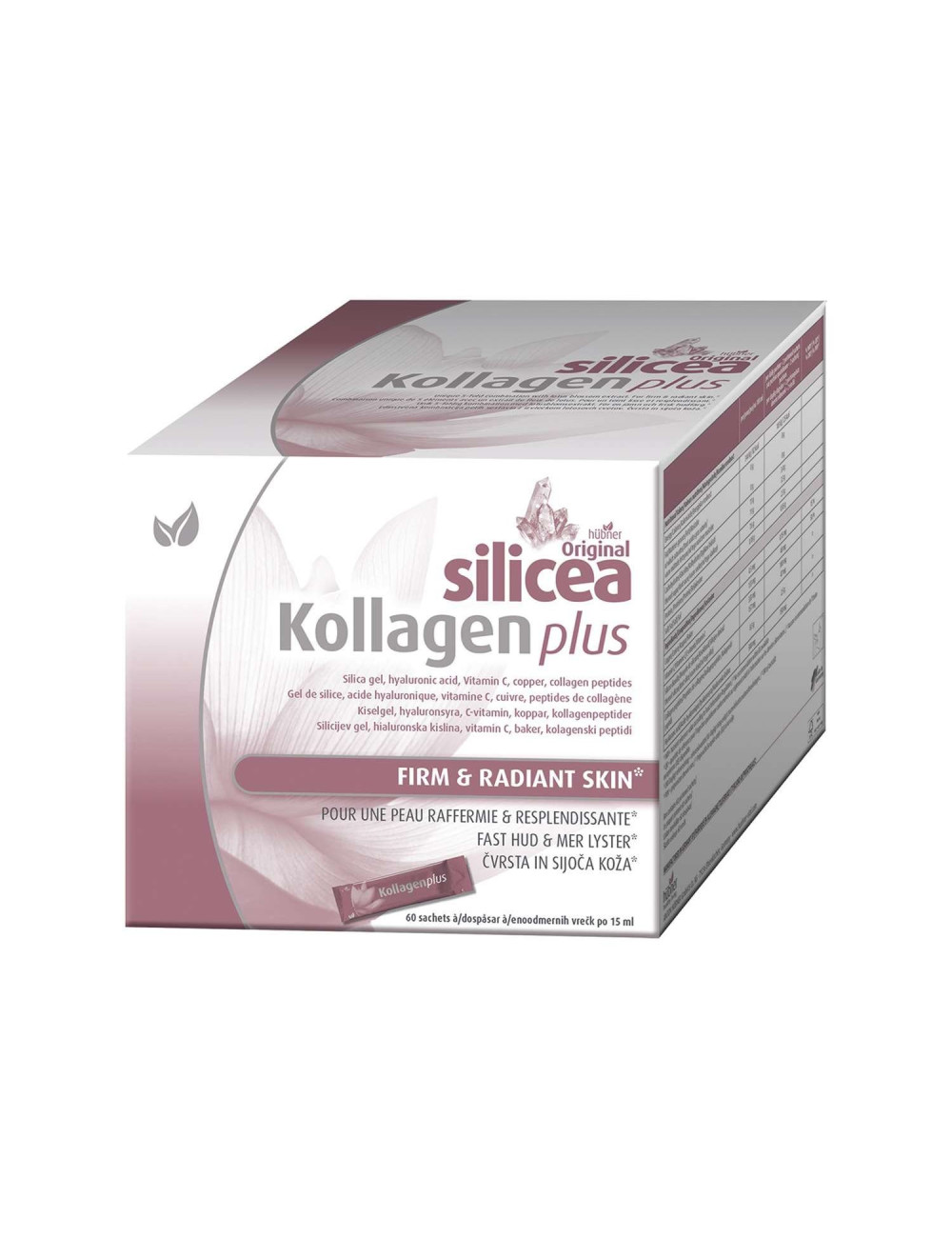 Silicea Kollagen Plus 60 sachets, Hübner Original for skin, joints, bones, muscles