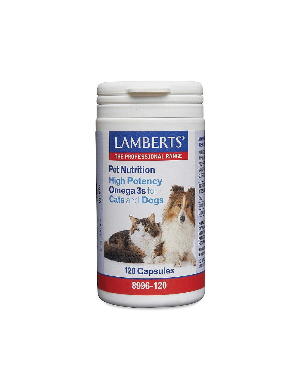 Lamberts High Potency Omega 3s for Cats and Dogs 120 capsules