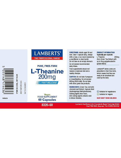 L-Theanine 200mg Lamberts