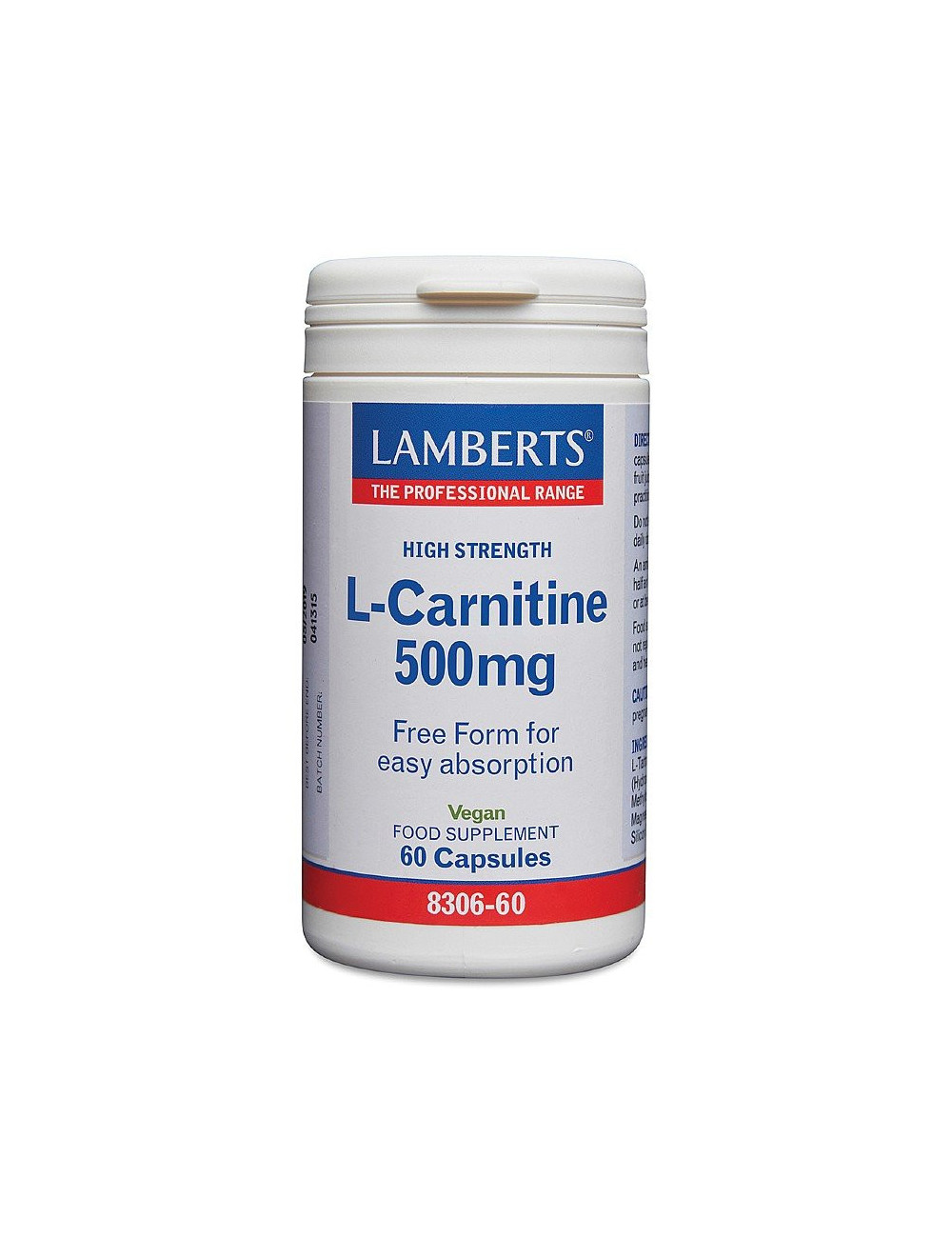 L-Carnitine 500mg Lamberts