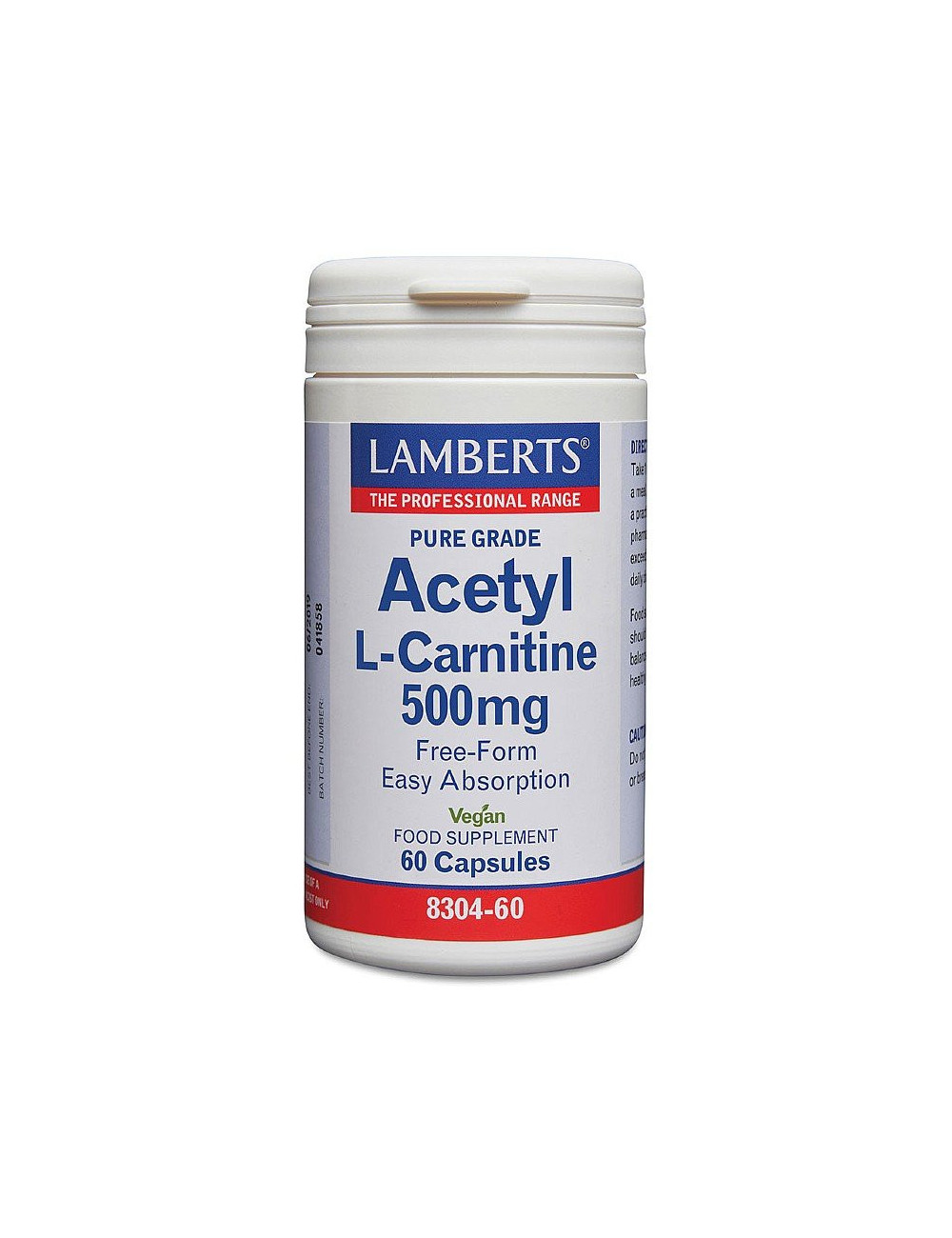 Acetyl L-Carnitine 500mg Lamberts