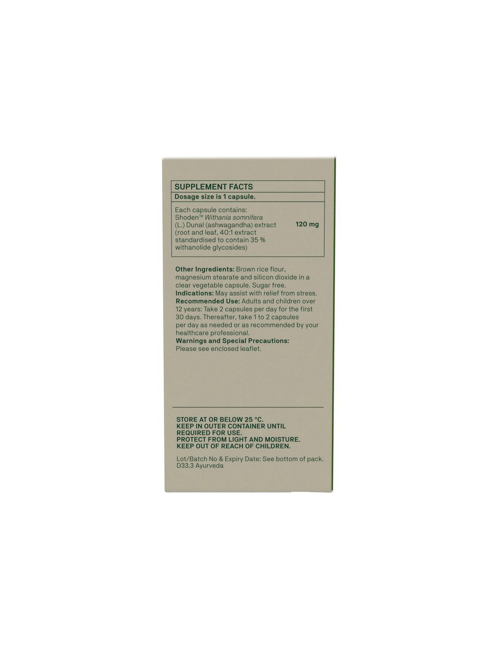 Natroceutics Bioactive Ashwagandha extract 4800mg per capsule, 60 capsules
