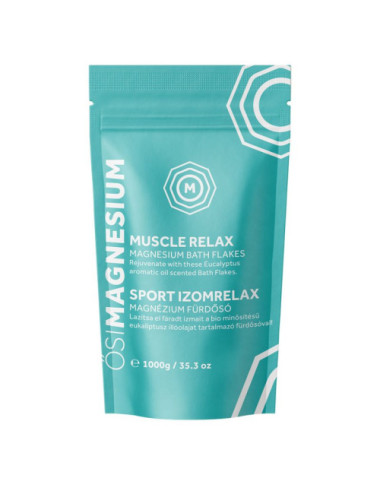 Muscle Relax Magnesium Bath Flakes with Eucalyptus, 1000g