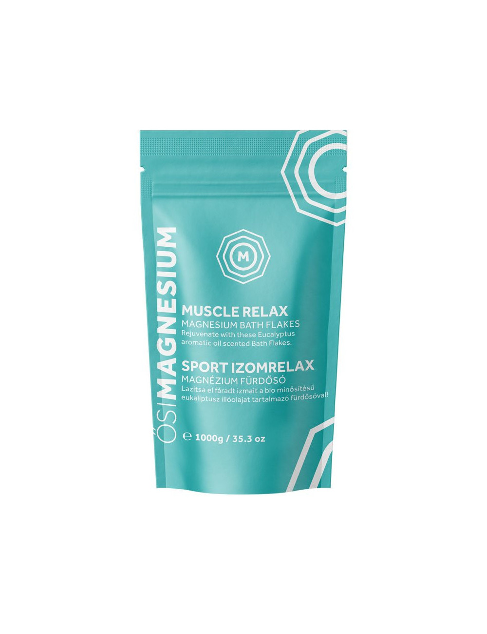 Muscle Relax Magnesium Bath Flakes with Eucalyptus, 1000g