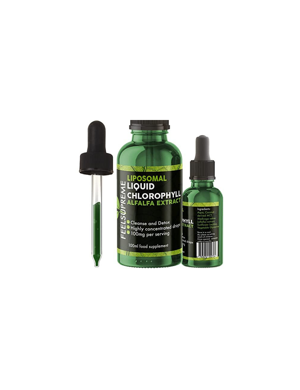 Liposomal Liquid Chlorophyll, 100ml Feel Supreme