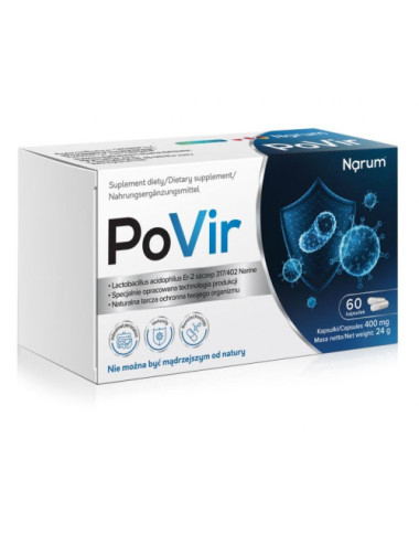 PoVir 400 mg Narum 60 capsules