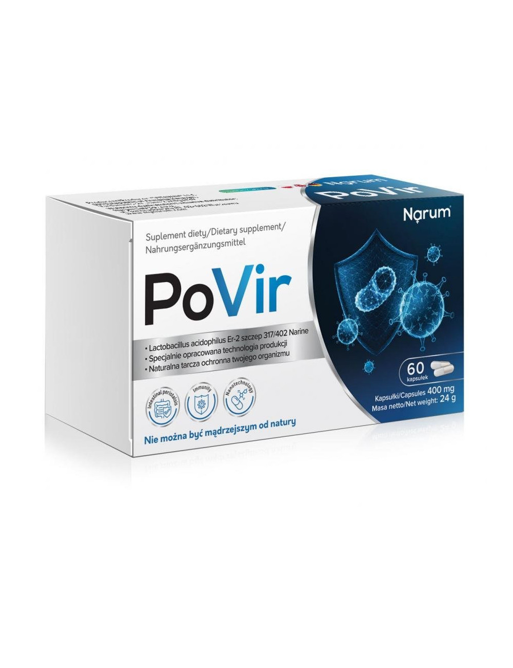 PoVir 400 mg Narum 60 capsules