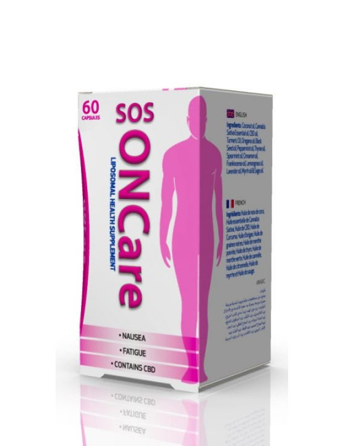 SOS ONCare CBD Essential Oil Capsules | Vegan Nano Botanical Complex