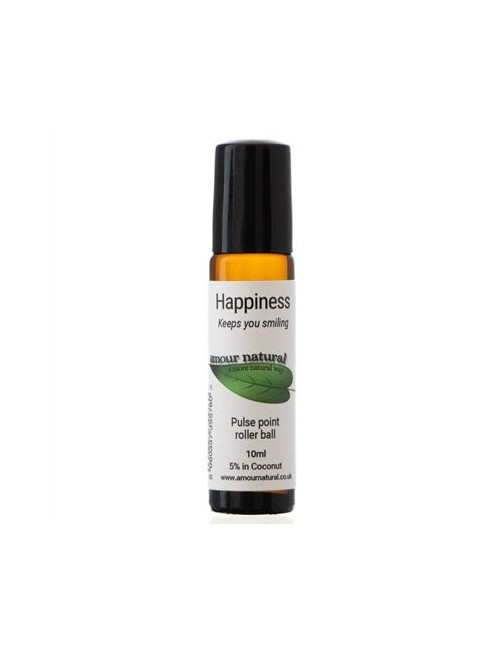 Happiness Roller Ball 10ml | Uplifting Aromatherapy Roll-On – Amour Natural