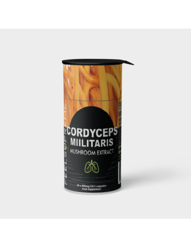 Cordyceps Militaris Mushrooms Extract 60 capsules x 500mg (10:1), Feel Supreme