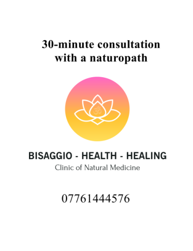 30 minutes phone consultation with naturopath