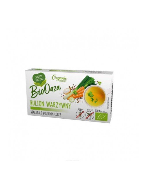 BioOaza Organic Vegetable Bouillon Cubes 66g | Gluten-Free Stock Cubes